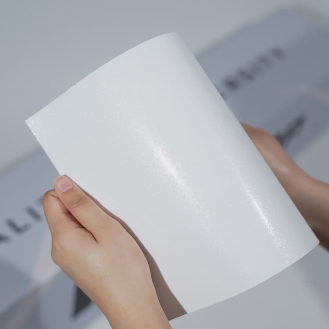 Carica il video: Sparkling White Gloss Color PPF CPX402