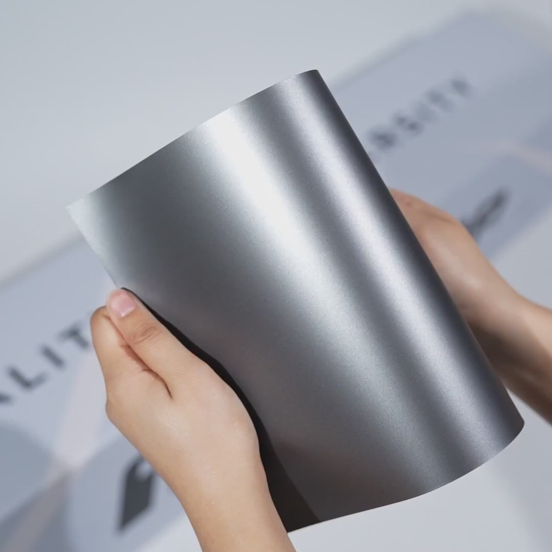 Carica il video: Silk Ash Matte Grey Satin PPF CPX419M