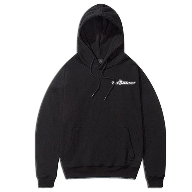 Black Hooded Sweatshirt by TeckWrap TeckWrap Europe